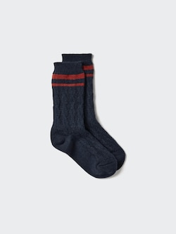 HEATTECH Socks Cable Line