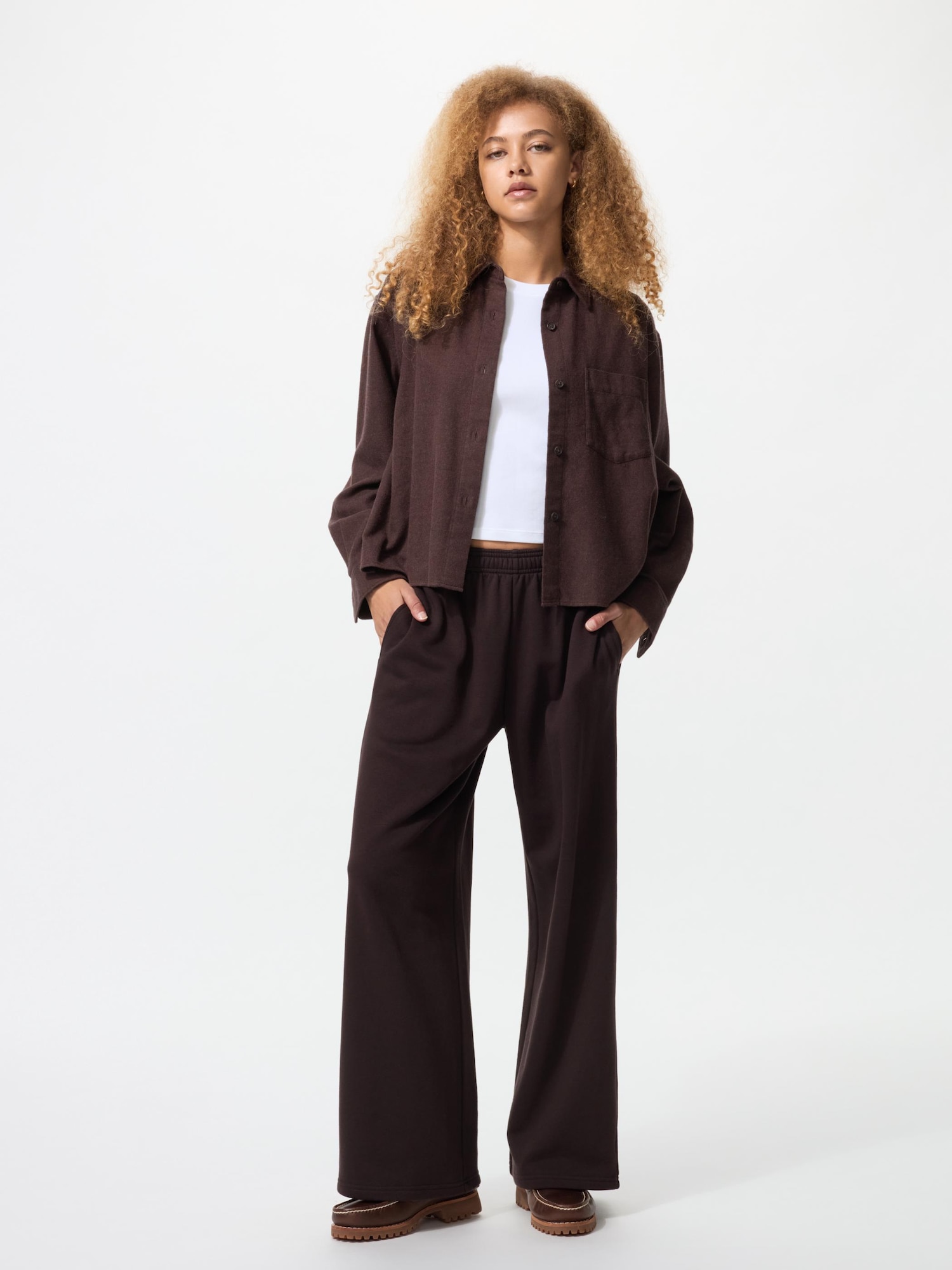 ユニクロ公式 | フランネルボクシーシャツ