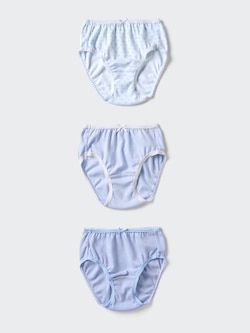 GIRLS コットンショーツ3枚組レギュラー