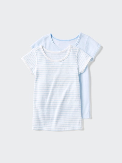 コットンメッシュTシャツ/2枚組