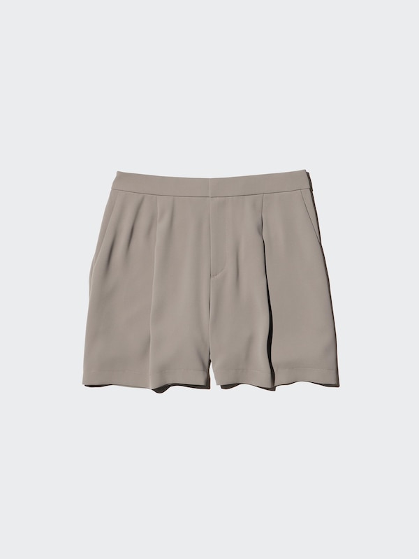 Drape Pleated Shorts
