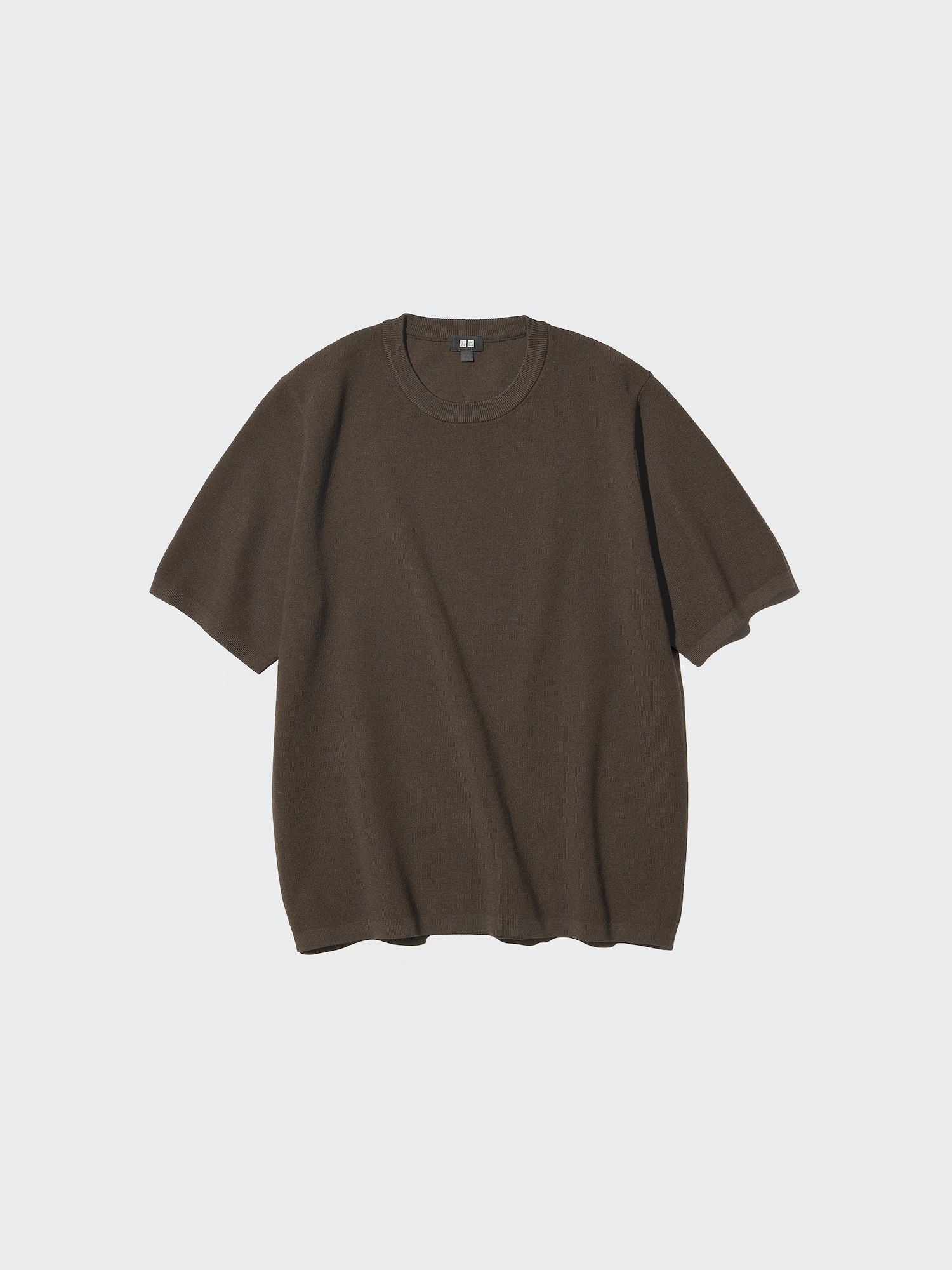 ウォッシャブルミラノリブニットTシャツ