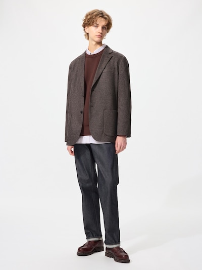 Brushed Jersey Jacket | Tweed Patterned