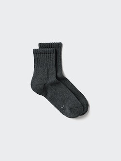 HEATTECH Half Socks Pile Soft Fit