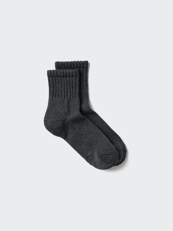 HEATTECH Half Socks Pile Soft Fit