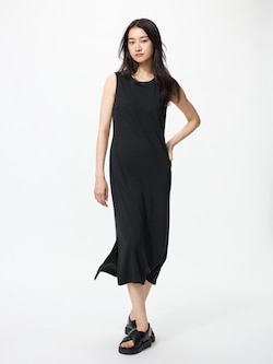 ポンチワンピースノースリーブ