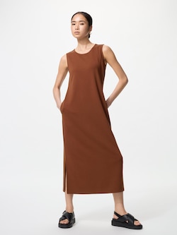 ポンチワンピースノースリーブ