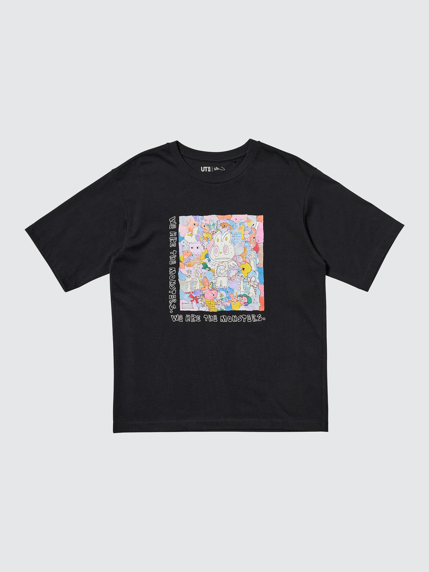 LRBUBU（ラブブ）　ビンテージ風Tシャツ　1枚しかないので早い物勝❣️ ラブブ labubu Tシャツ 半袖 綿 シャツ 夏服 男女用 日常服 丸襟 人気