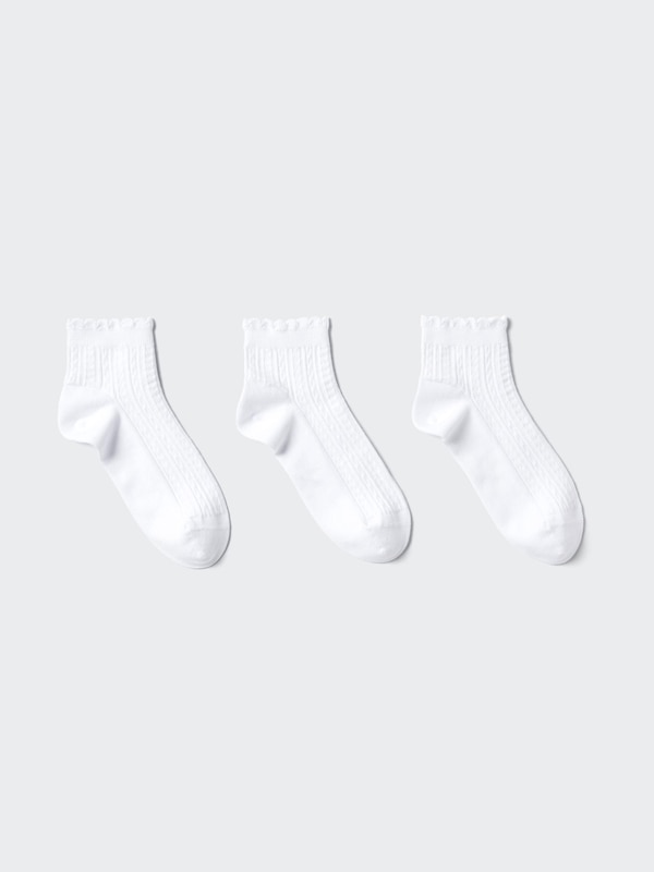 Short Socks 3 Pack | Cable