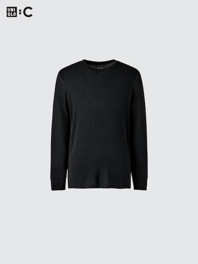 極暖ヒートテックカシミヤブレンドクルーT/9分袖 5