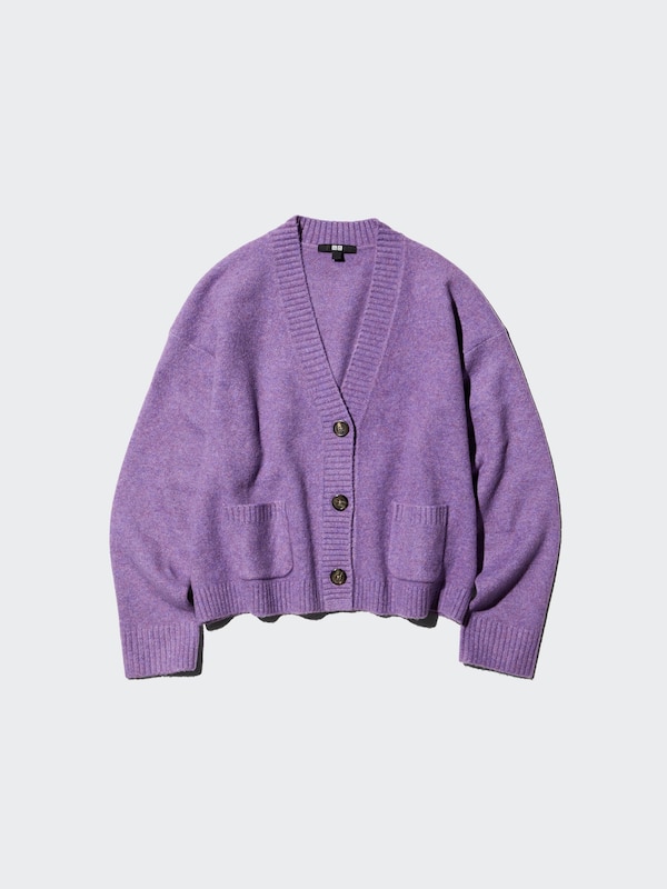 Light Souffle Yarn Short Cardigan