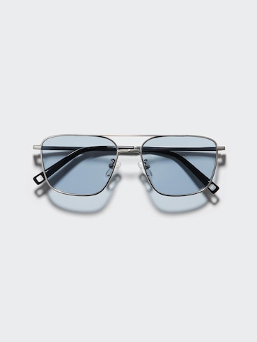 Mắt Kính Gọng Thép Double Bridge | Chống Tia UV - Black