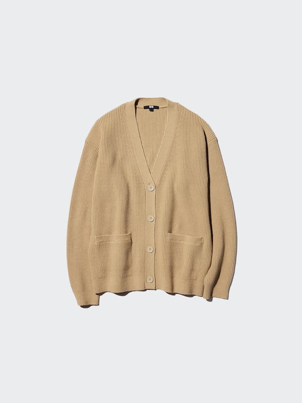 リラックス Vネックカーディガン