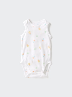 Cotton Mesh Inner Bodysuit Sleeveless