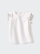 AIRism Cotton Áo Thun | Xếp Nếp