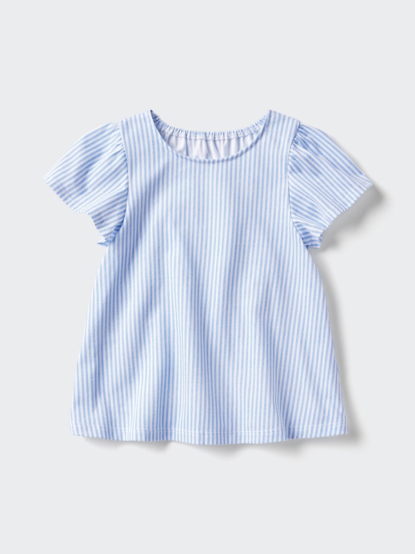 AIRism Cotton Crew Neck T-Shirt Flared