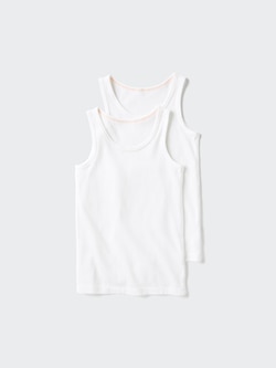 Cotton Mesh Tank Top 2 Pack