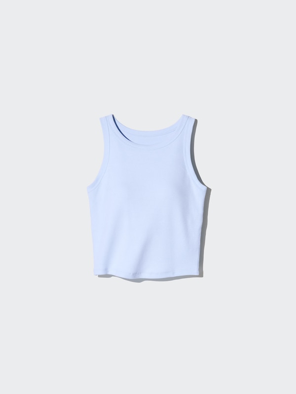 Ribbed Cropped Bra Top (Tank Top)