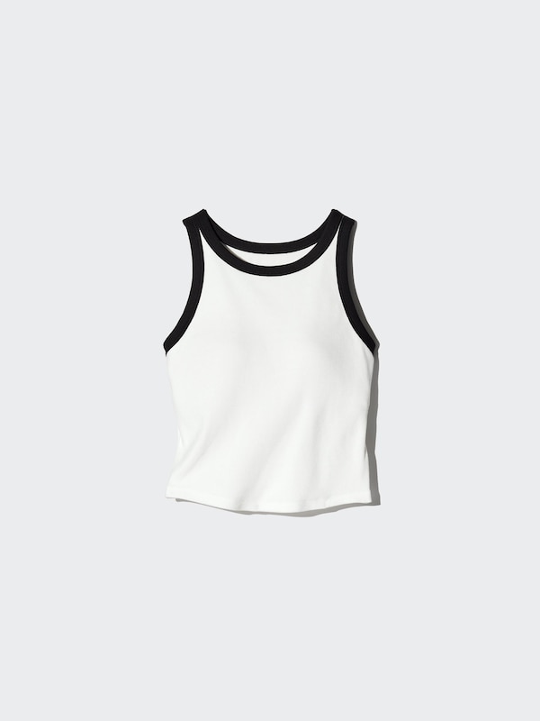 Ribbed Cropped Bra Top