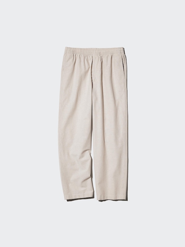 Linen Blend Easy Ankle Pants
