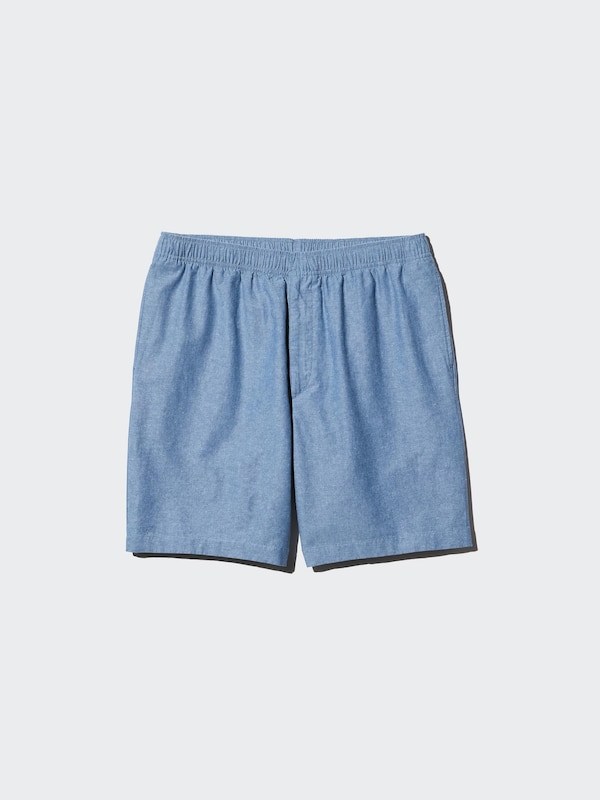 Linen Blend Easy Shorts