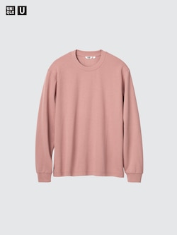 AIRism Cotton Crew Neck T-Shirt | Long Sleeve