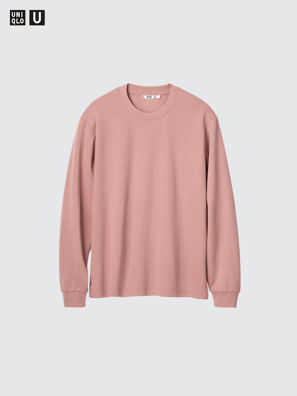 AIRism Cotton Crew Neck T-Shirt | Long Sleeve