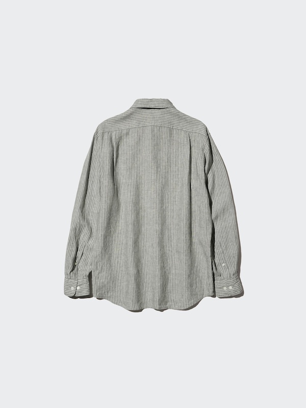 Premium Linen Shirt | Long Sleeve | Stripe
