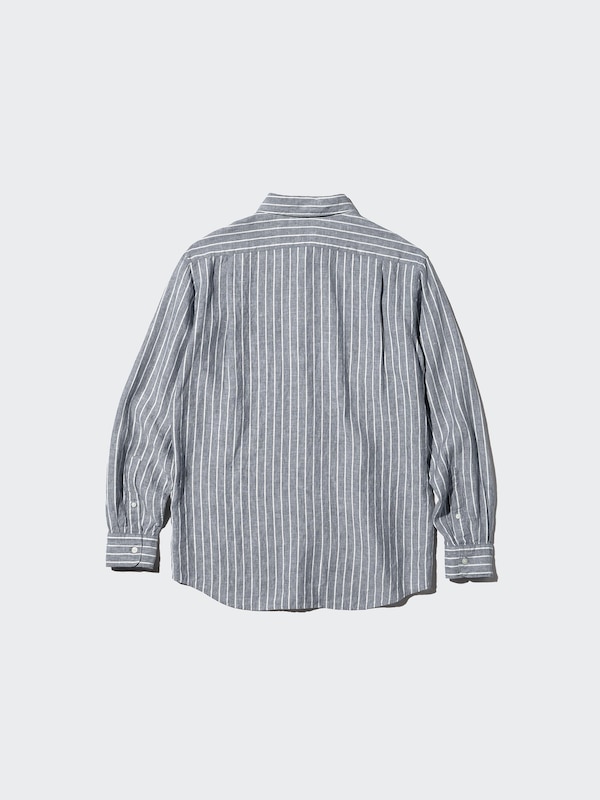 Premium Linen Shirt | Long Sleeve | Stripe