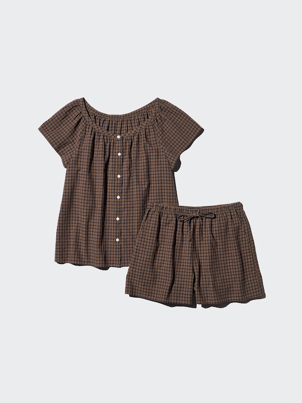 Cotton Pajamas Short Sleeve