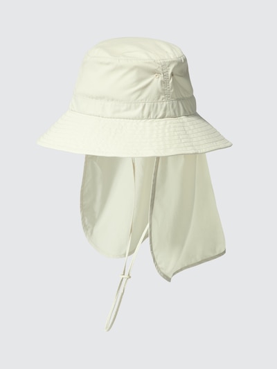 탈부착 가능한 쉐이드 디테일로 자외선으로부터 넥 라인까지 보호해주는 모자