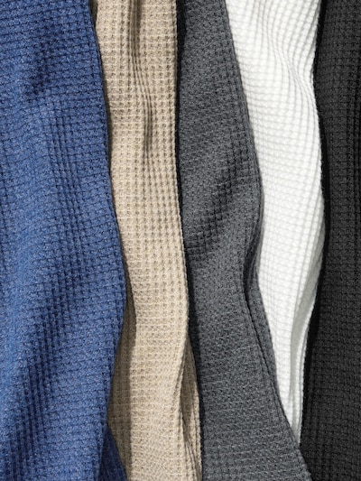 ワッフルヘンリーネックTシャツ/長袖 6
