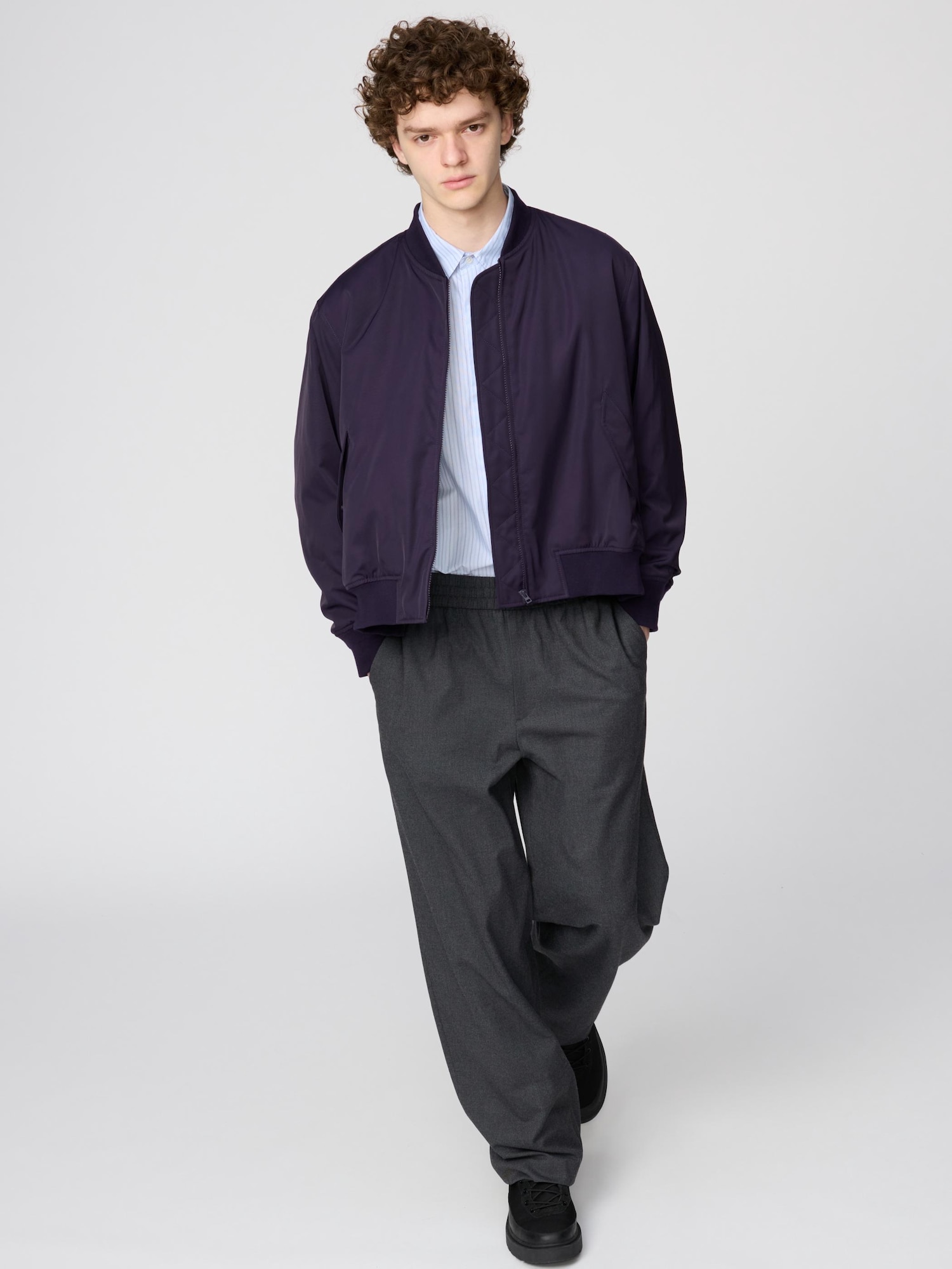 ボマージャケット　ユニクロ　UNIQLO ユニクロ公式 | ボマージャケット