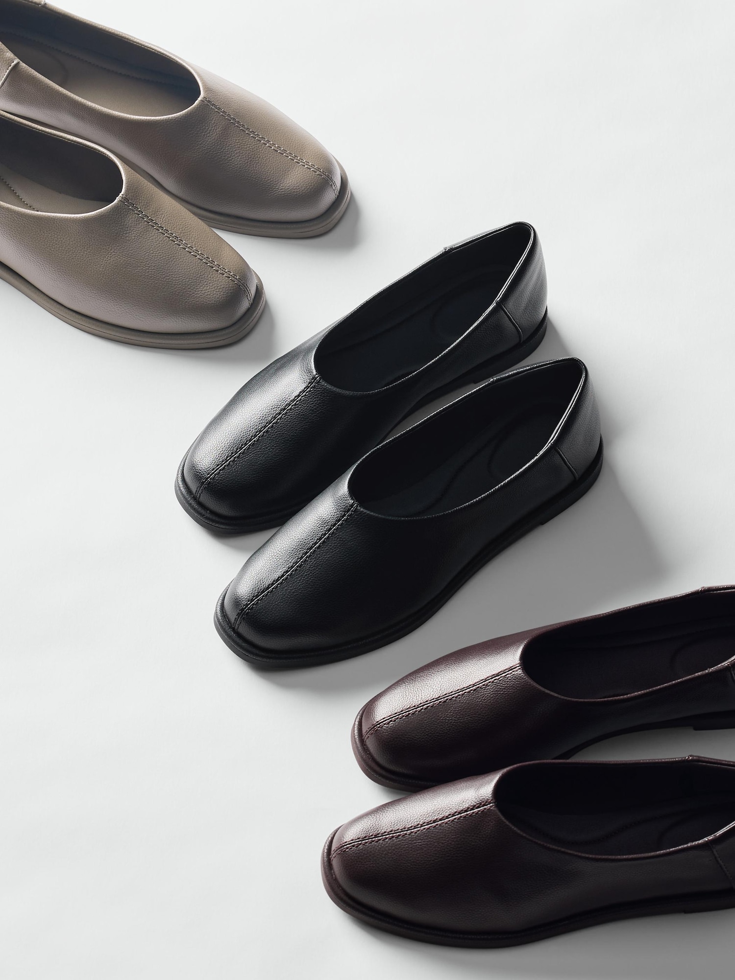 Women's Square Flat Shoes | UNIQLO ID