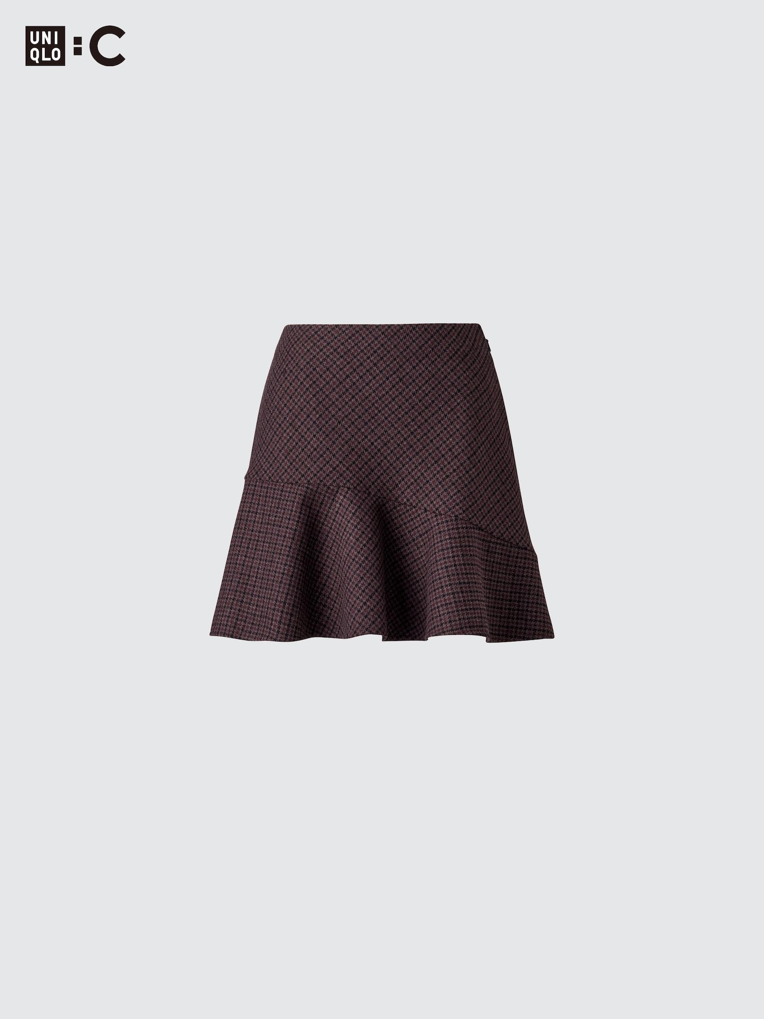 ユニクロc フレアスコート Lサイズ ダークブラウン ユニクロ公式 | フレアスコート