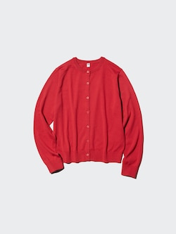 UVカットクルーネックカーディガン