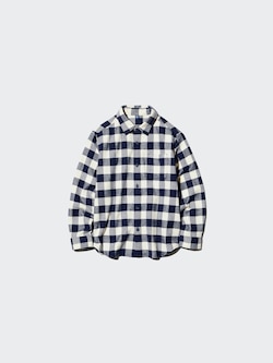 KIDS Flannel Checked Shirt Long Sleeve