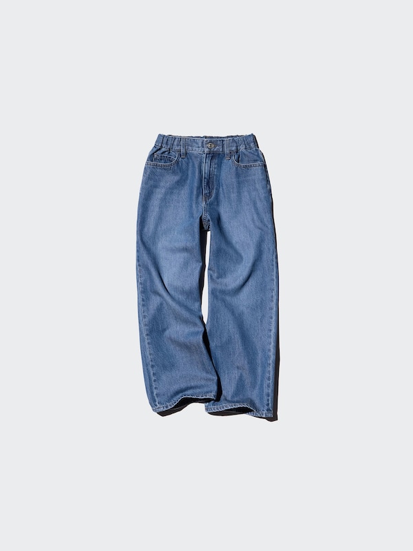 Quần Jeans Dáng Rộng Ống Suông