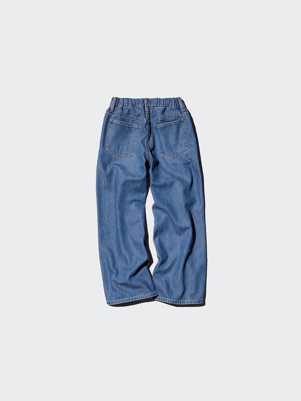 Quần Jeans Dáng Rộng Ống Suông