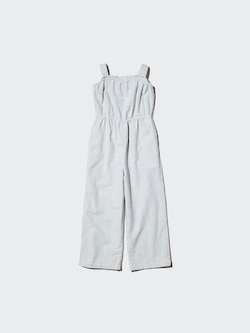 GIRLS リネンブレンドサロペット