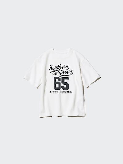 エアリズムコットングラフィッククルーネックTシャツ 4