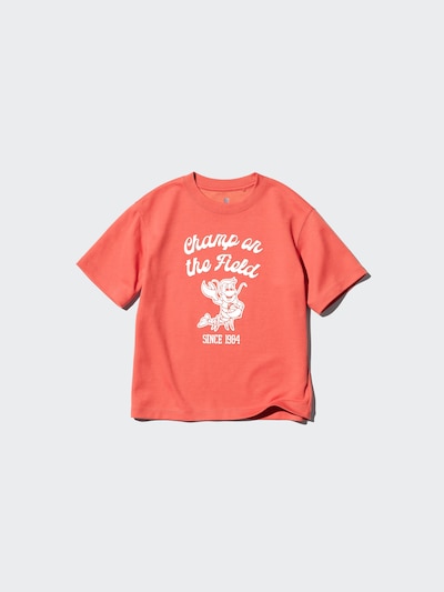 エアリズムコットングラフィッククルーネックTシャツ 4