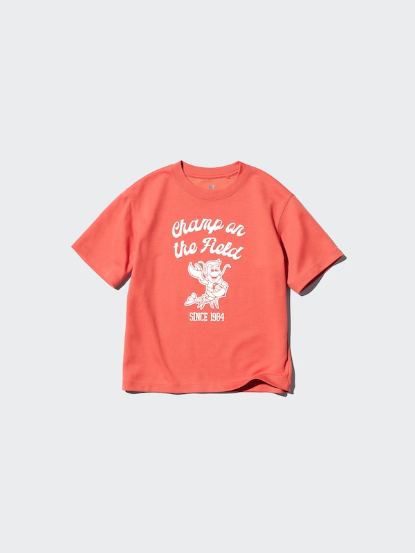 KIDS AIRism Cotton Graphic Crew Neck T-Shirt