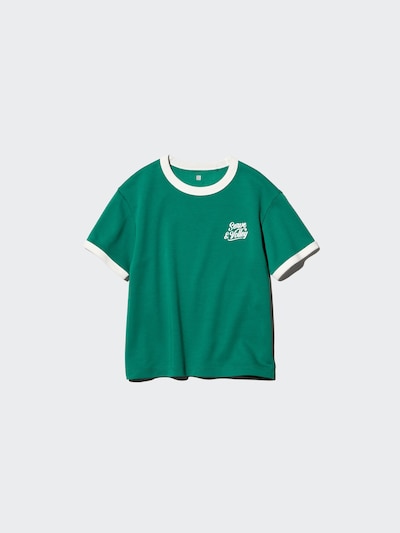 エアリズムコットングラフィッククルーネックTシャツ 4