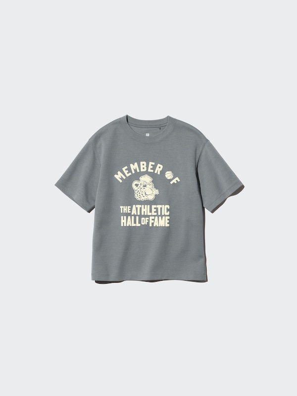 KIDS AIRism코튼그래픽크루넥T