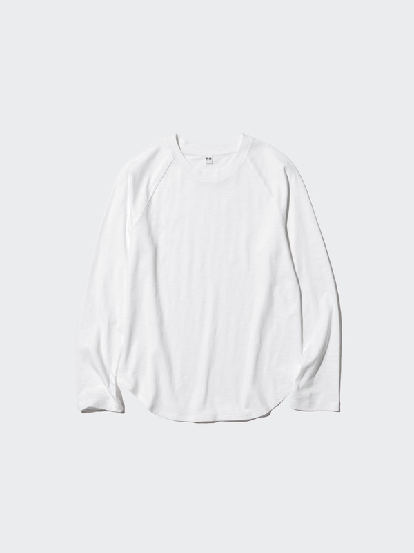 Slub Cotton T-Shirt Long Sleeve