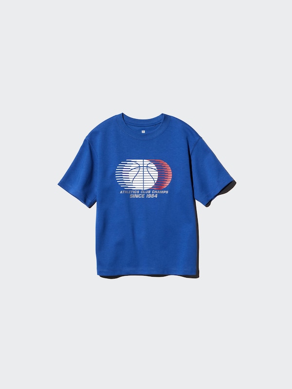 KIDS AIRism Cotton Graphic T-Shirt Crew Neck