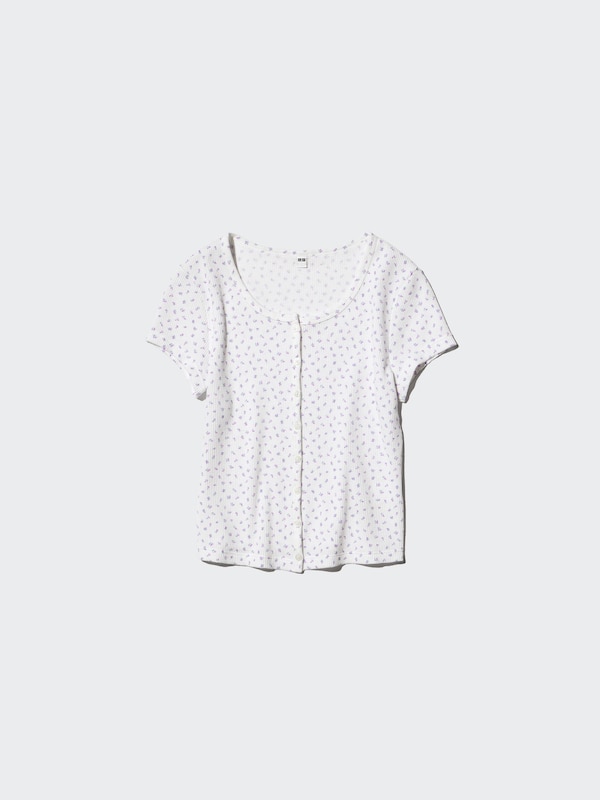 Waffle Full Open Mini T-Shirt
