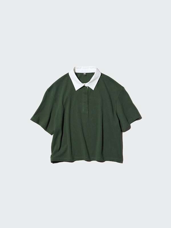 Washed Cotton Polo Shirt Short Sleeve