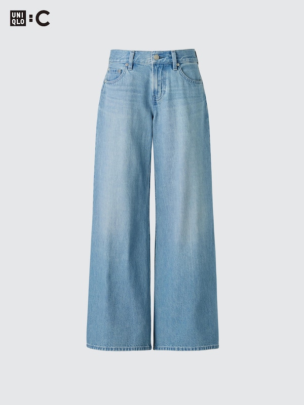 Low Rise Wide Jeans